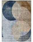 LOOMLAN Rugs Henry Sky Washable Indoor-Outdoor Rug