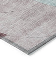 LOOMLAN Rugs Henry Teal Washable Indoor-Outdoor Rug