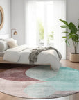 LOOMLAN Rugs Henry Teal Washable Indoor-Outdoor Rug