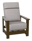 Replacement Cushions for Leeward Deep Seat High Back Hidden Motion Arm Chair - Commercial Grade