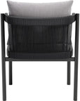 Horizon Aluminum Gray Dining Chair 2PC - LOOMLAN - Zuo Modern - Outdoor Dining Chairs