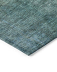 LOOMLAN Rugs Hue Blue Washable Indoor-Outdoor Rug
