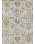 LOOMLAN Rugs Ilyara Beige Washable Indoor-Outdoor Rug
