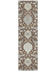LOOMLAN Rugs Ilyara Brown Washable Indoor-Outdoor Rug