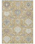 LOOMLAN Rugs Ilyara Gold Washable Indoor-Outdoor Rug