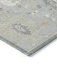 Ilyara Gray Washable Indoor - Outdoor Rug - LOOMLAN - LOOMLAN Rugs - Outdoor Rugs