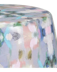 Indigo Girl Modern Ceramic Outdoor Garden Stool - LOOMLAN - Wildwood - Poufs and Stools
