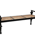 Indochine Bench - LOOMLAN - Noir - Bedroom Benches