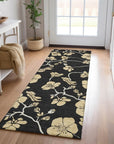 LOOMLAN Rugs Inoa Black Washable Indoor-Outdoor Rug