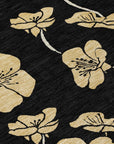 LOOMLAN Rugs Inoa Black Washable Indoor-Outdoor Rug