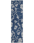 LOOMLAN Rugs Inoa Blue Washable Indoor-Outdoor Rug