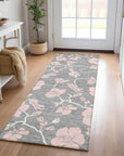 LOOMLAN Rugs Inoa Gray Washable Indoor-Outdoor Rug