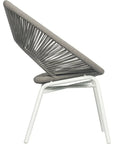 Seasonal Living Ionian 2PC Coconut White Patio Dining Chairs