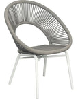 Seasonal Living Ionian 2PC Coconut White Patio Dining Chairs