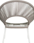 Seasonal Living Ionian Lounge Chair - White Outdoor Accent Chair