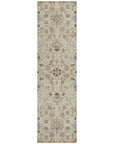 LOOMLAN Rugs Irene Beige Washable Indoor-Outdoor Rug