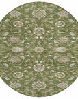 LOOMLAN Rugs Irene Green Washable Indoor-Outdoor Rug