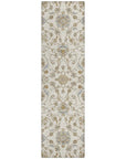 LOOMLAN Rugs Irene Ivory Washable Indoor-Outdoor Rug