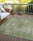 LOOMLAN Rugs Isadorae Aloe Washable Indoor-Outdoor Rug