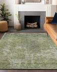 LOOMLAN Rugs Isadorae Aloe Washable Indoor-Outdoor Rug