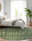 LOOMLAN Rugs Jane Green Washable Indoor-Outdoor Rug