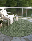LOOMLAN Rugs Jane Green Washable Indoor-Outdoor Rug
