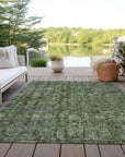 LOOMLAN Rugs Jane Green Washable Indoor-Outdoor Rug