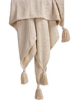 LOOMLAN Jay Cream Outdoor Throw Blanket