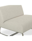 Jules Performance Fabric Outdoor Accent Chair Aluminium Leg - LOOMLAN - Moe's Home - Outdoor Accent Chairs
