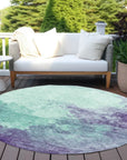 LOOMLAN Rugs Julian Blue Washable Indoor-Outdoor Rug