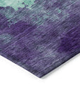 LOOMLAN Rugs Julian Blue Washable Indoor-Outdoor Rug