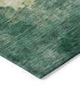 LOOMLAN Rugs Julian Green Washable Indoor-Outdoor Rug