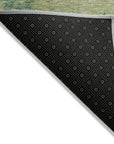 LOOMLAN Rugs Julian Green Washable Indoor-Outdoor Rug