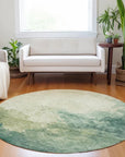 LOOMLAN Rugs Julian Green Washable Indoor-Outdoor Rug