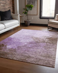 LOOMLAN Rugs Julian Lavender Washable Indoor-Outdoor Rug