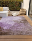 LOOMLAN Rugs Julian Lavender Washable Indoor-Outdoor Rug
