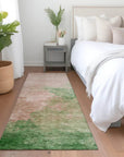 LOOMLAN Rugs Julian Pink Washable Indoor-Outdoor Rug