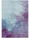 LOOMLAN Rugs Julian Sky Washable Indoor-Outdoor Rug