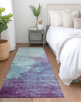 LOOMLAN Rugs Julian Sky Washable Indoor-Outdoor Rug