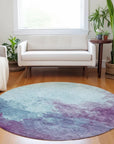 LOOMLAN Rugs Julian Sky Washable Indoor-Outdoor Rug