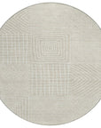 LOOMLAN Rugs Junia Beige Washable Indoor-Outdoor Rug