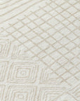 LOOMLAN Rugs Junia Ivory Washable Indoor-Outdoor Rug