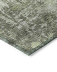 LOOMLAN Rugs Kairi Green Washable Indoor-Outdoor Rug