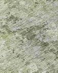 LOOMLAN Rugs Kairi Green Washable Indoor-Outdoor Rug