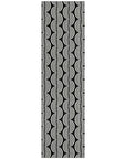 LOOMLAN Rugs Kairova Black Washable Indoor-Outdoor Rug