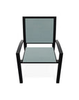 Kendall Sling Stacking Cafe Chair - LOOMLAN - Telescope - Outdoor Accent Chairs