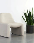 Kessel Lounge Chair Cream Concrete - LOOMLAN - SUNPAN - Outdoor Lounge Chairs