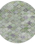 Kharma Green Washable Indoor - Outdoor Rug - LOOMLAN - LOOMLAN Rugs - Outdoor Rugs