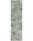 Kharma Green Washable Indoor - Outdoor Rug - LOOMLAN - LOOMLAN Rugs - Outdoor Rugs