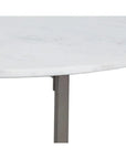 Kiara Steel Framed Marble Coffee Table - LOOMLAN - SUNPAN - Coffee Tables